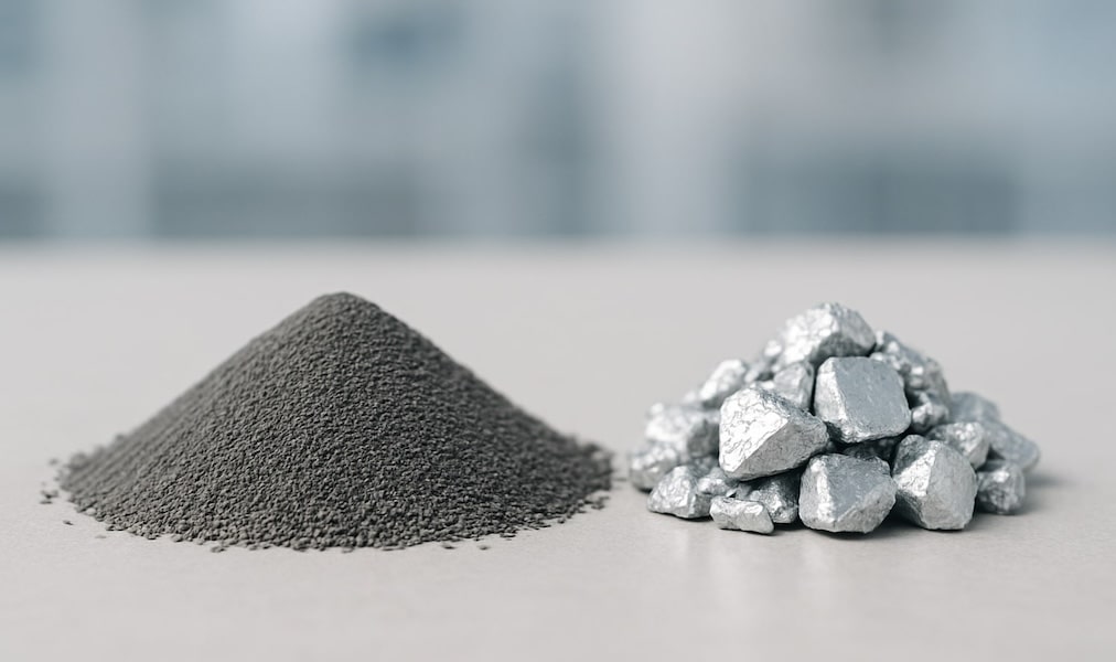 Wolframkarbid und Cobalt